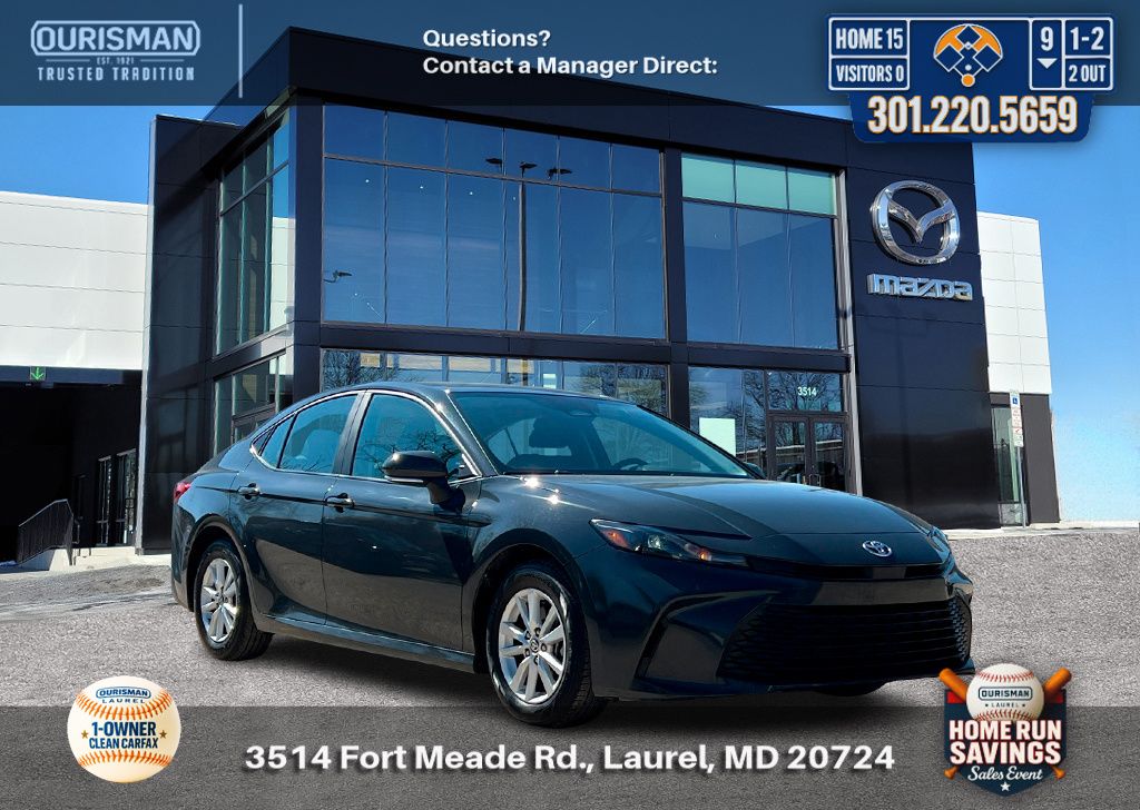 Underground 2025 Toyota Camry LE FWD Sedan Front-Wheel Drive Continuously Variable Transmission