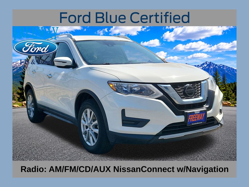 Glacier White 2020 Nissan Rogue SUV / Crossover All-Wheel Drive Continuously Variable Transmission