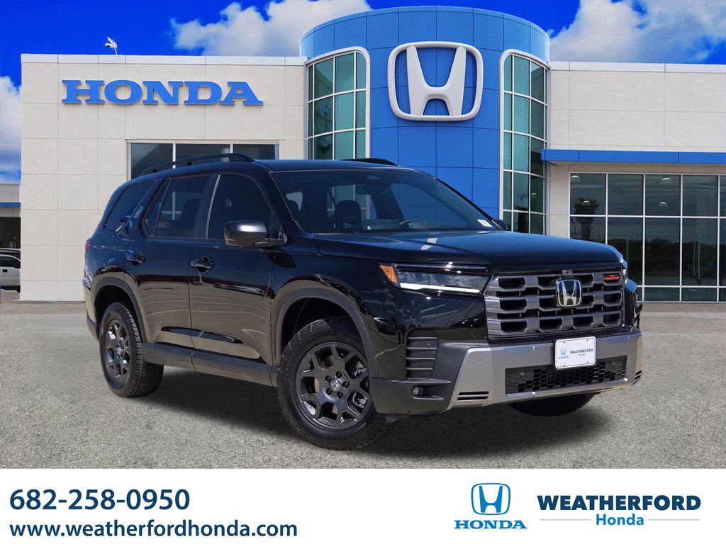 Crystal Black Pearl 2026 Honda Pilot TrailSport AWD SUV / Crossover All-Wheel Drive Automatic