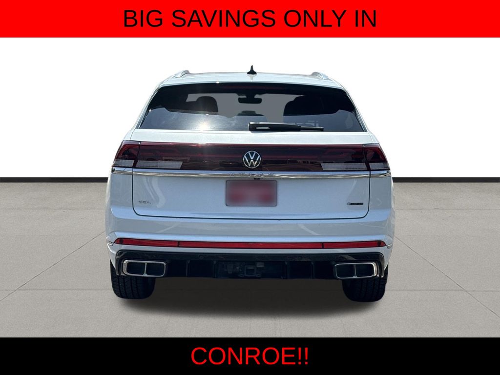 2024 Volkswagen Atlas Cross Sport 2.0T SEL R-Line White at DeMontrond Gulf Freeway