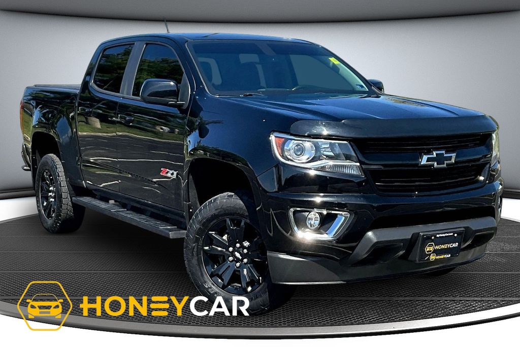 Black 2018 Chevrolet Colorado Z71 Crew Cab 4WD Pickup Truck Four-Wheel Drive 8-Speed Automatic