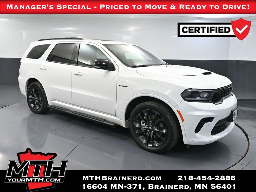 White Knuckle Clearcoat 2024 Dodge Durango SUV / Crossover All-Wheel Drive 8-Speed Automatic