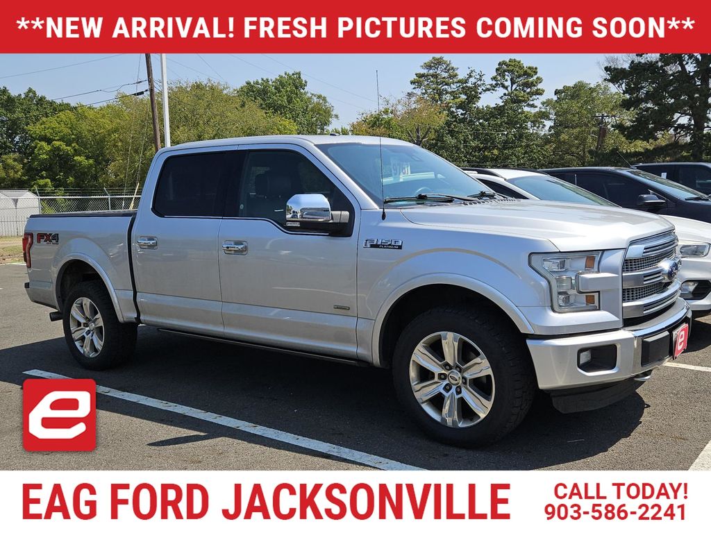 Ingot Silver Metallic 2015 Ford F-150 Pickup Truck Four-Wheel Drive 6-Speed Automatic
