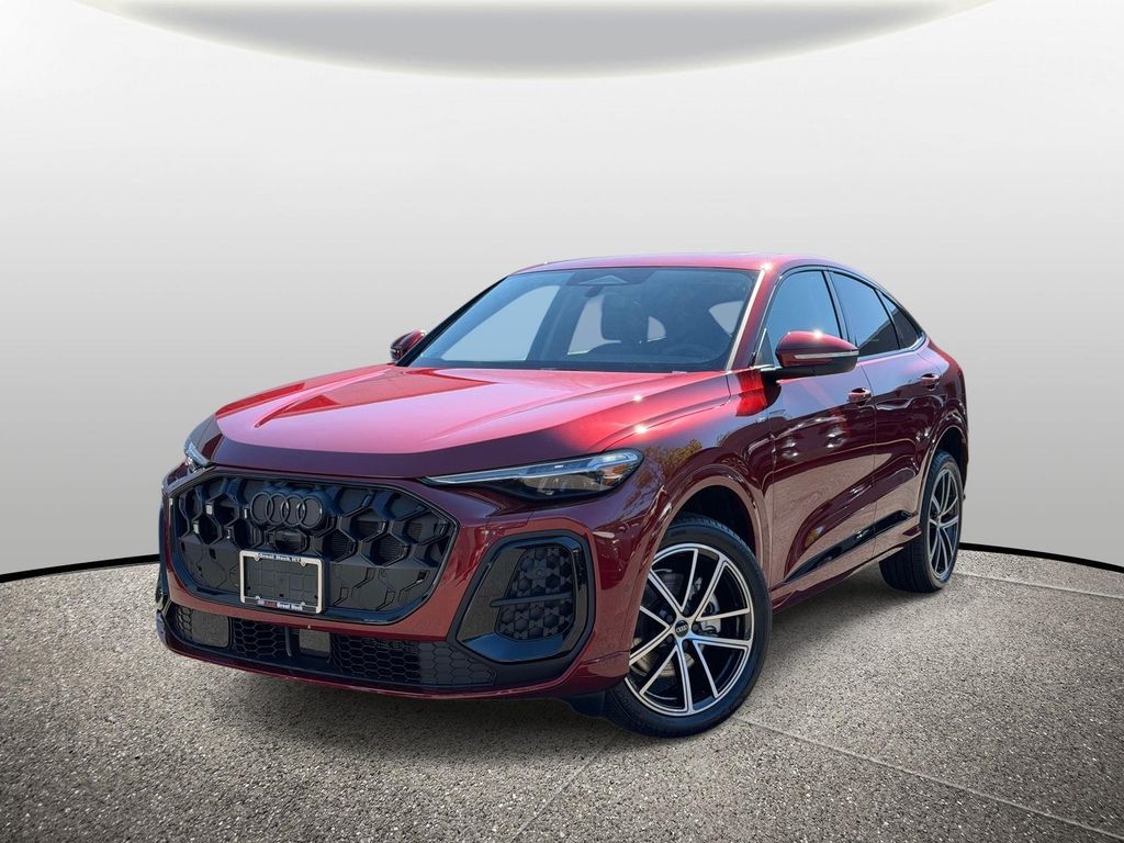 Red Metallic 2026 Audi Q5 Sportback Sedan All-Wheel Drive 7-Speed Automatic