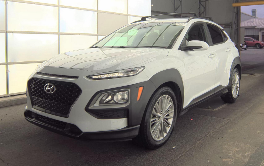 Chalk White 2021 Hyundai Kona SEL FWD SUV / Crossover Front-Wheel Drive 6-Speed Automatic