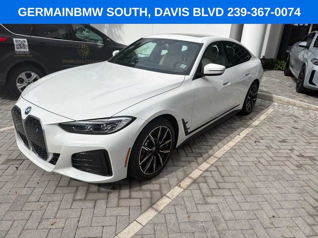 Certified Used 2023 White BMW eDrive40 image 2