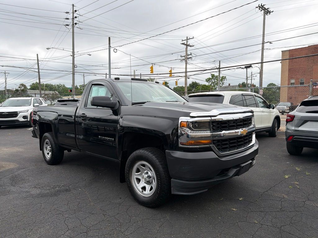 Black 2016 Chevrolet Silverado 1500 Pickup Truck Four-Wheel Drive 6-Speed Automatic Overdrive