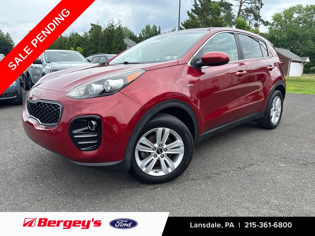 Hyper Red 2017 Kia Sportage SUV / Crossover All-Wheel Drive 6-Speed Automatic