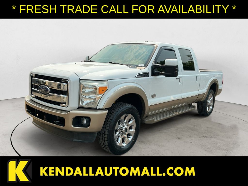 Oxford White 2013 Ford F-250 Super Duty Pickup Truck Four-Wheel Drive 6-Speed Automatic Overdrive