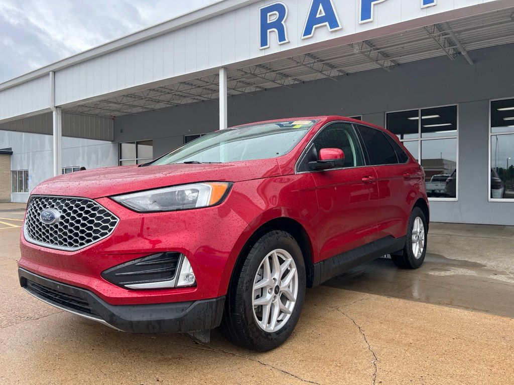 Red Metallic 2023 Ford Edge SUV / Crossover All-Wheel Drive 8-Speed Automatic