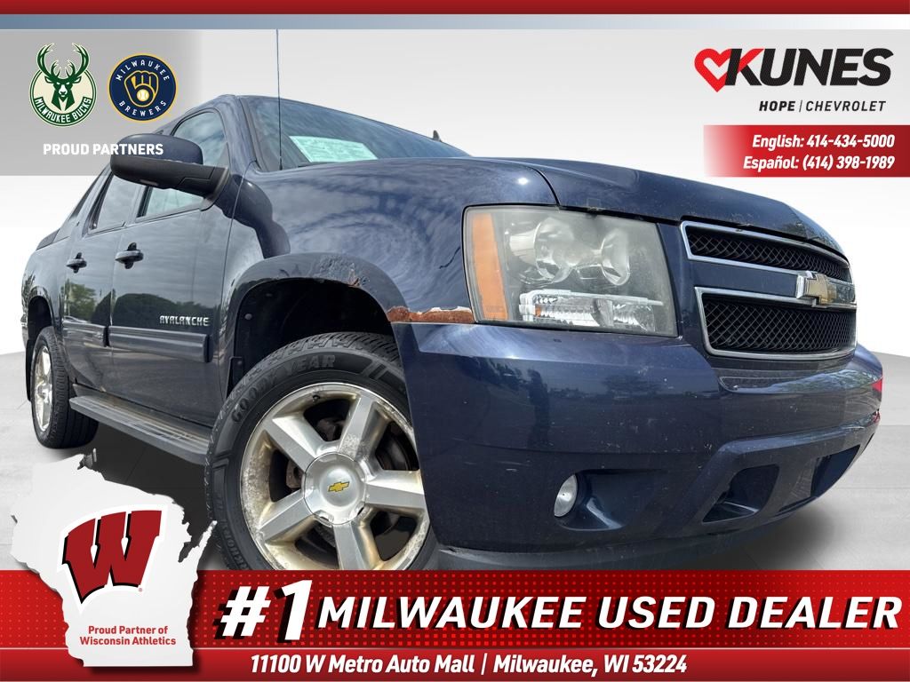 Imperial Blue Metallic 2011 Chevrolet Avalanche LT 4WD Pickup Truck Four-Wheel Drive 6-Speed Automatic