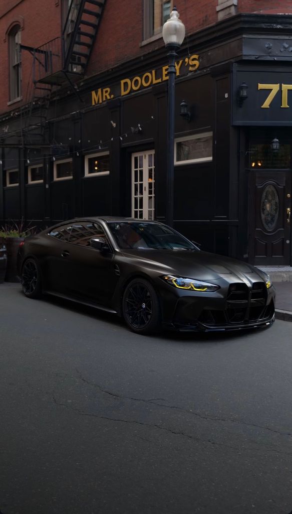 Black Sapphire Metallic 2023 BMW M4 Coupe All-Wheel Drive 8-Speed Automatic