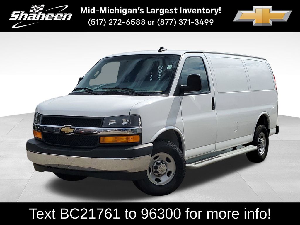 Summit White 2024 Chevrolet Express Cargo 2500 RWD Van Rear-Wheel Drive 8-Speed Automatic Overdrive
