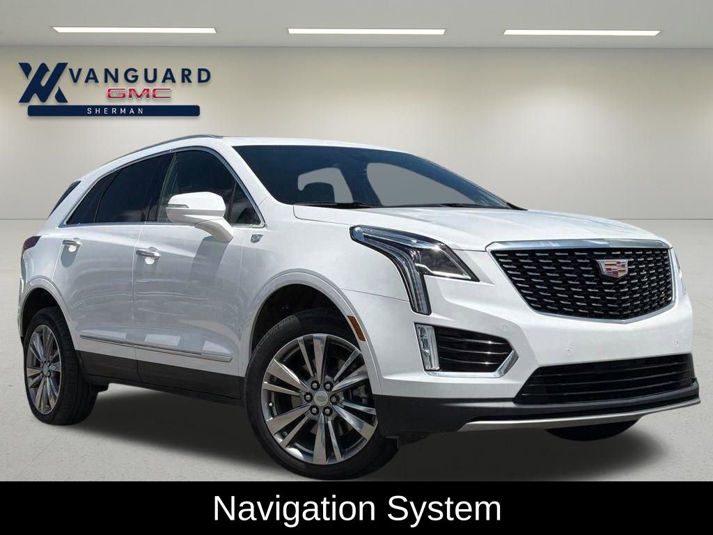 Crystal White 2024 Cadillac XT5 Premium Luxury FWD SUV / Crossover Front-Wheel Drive 9-Speed Automatic