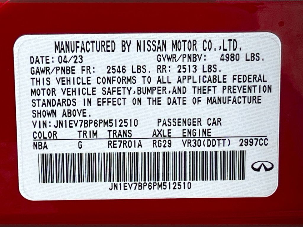 2023 INFINITI Q50 LUXE Red at AutoSavvy Houston Northwest