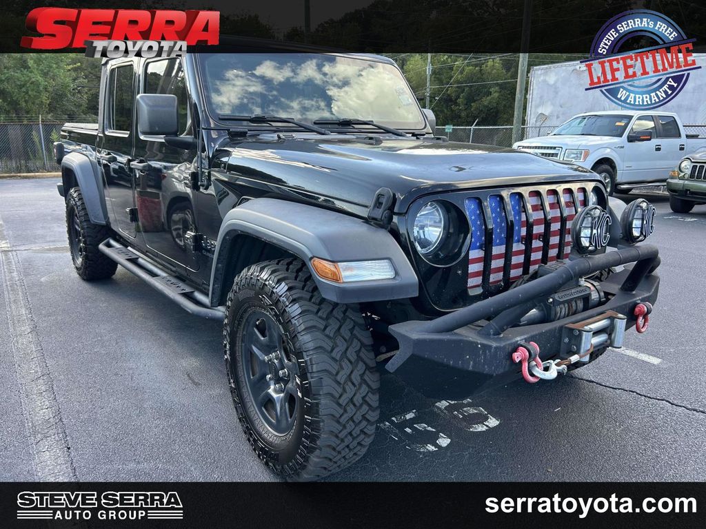 Black Clearcoat 2020 Jeep Gladiator Pickup Truck Four-Wheel Drive 6-Speed Manual