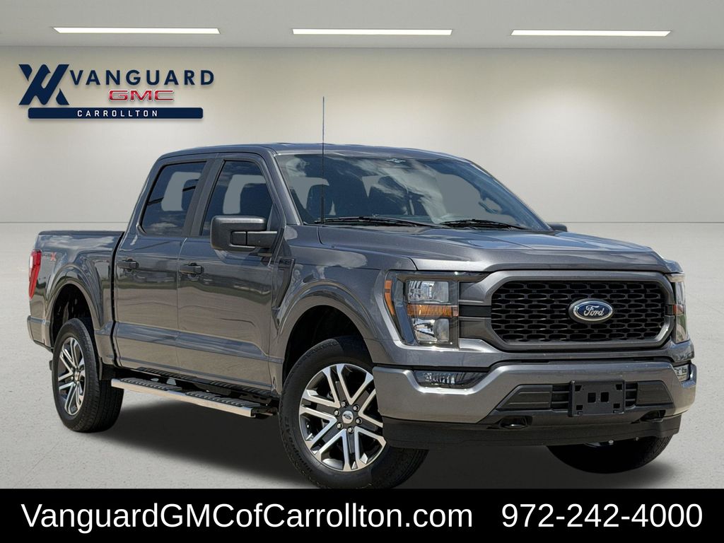 Carbonized Gray Metallic 2023 Ford F-150 XL SuperCrew 4WD Pickup Truck Four-Wheel Drive Automatic