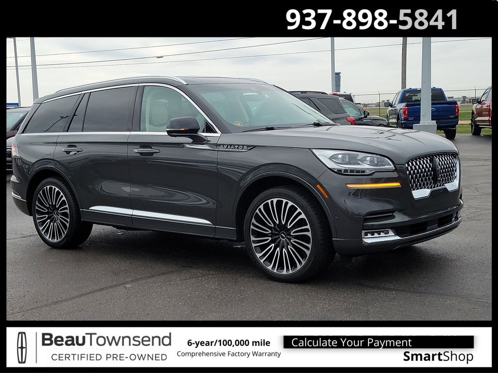 Dark Gray Metallic 2023 Lincoln Aviator Black Label AWD SUV / Crossover All-Wheel Drive Automatic