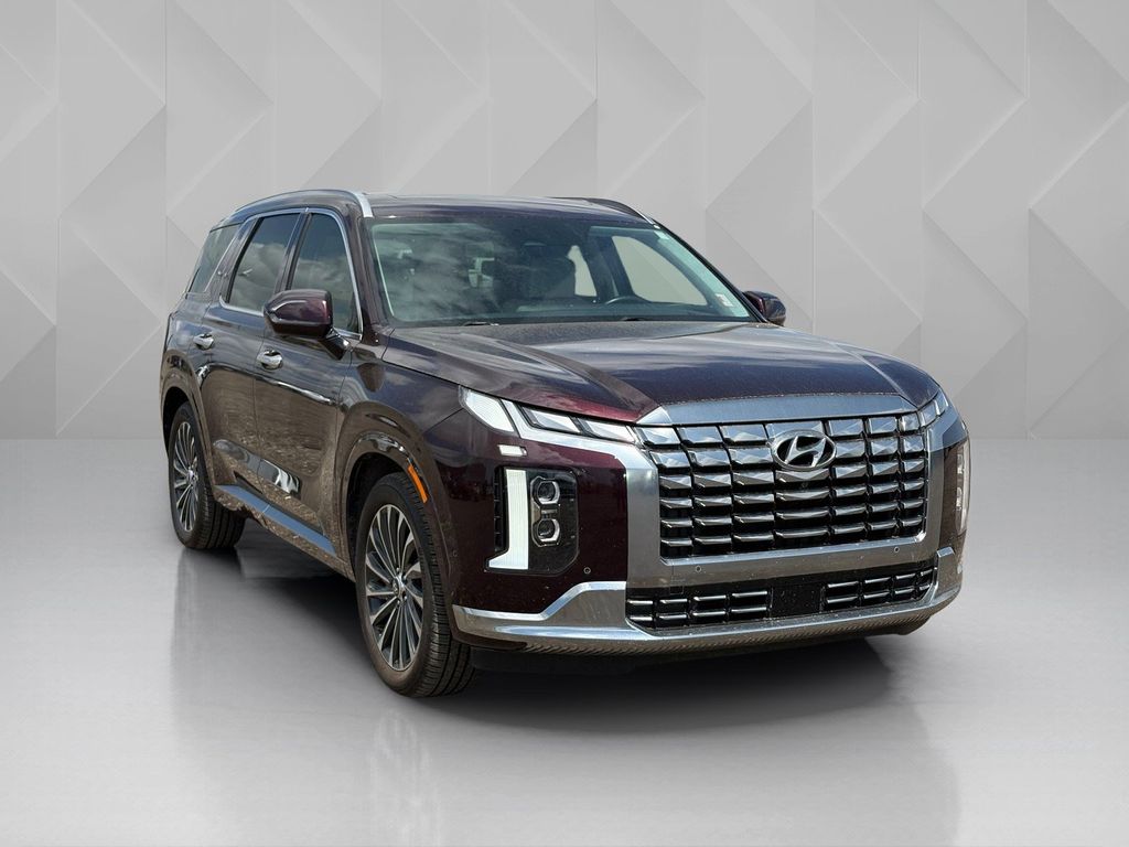 2023 Hyundai Palisade Calligraphy Red at Gullo Toyota