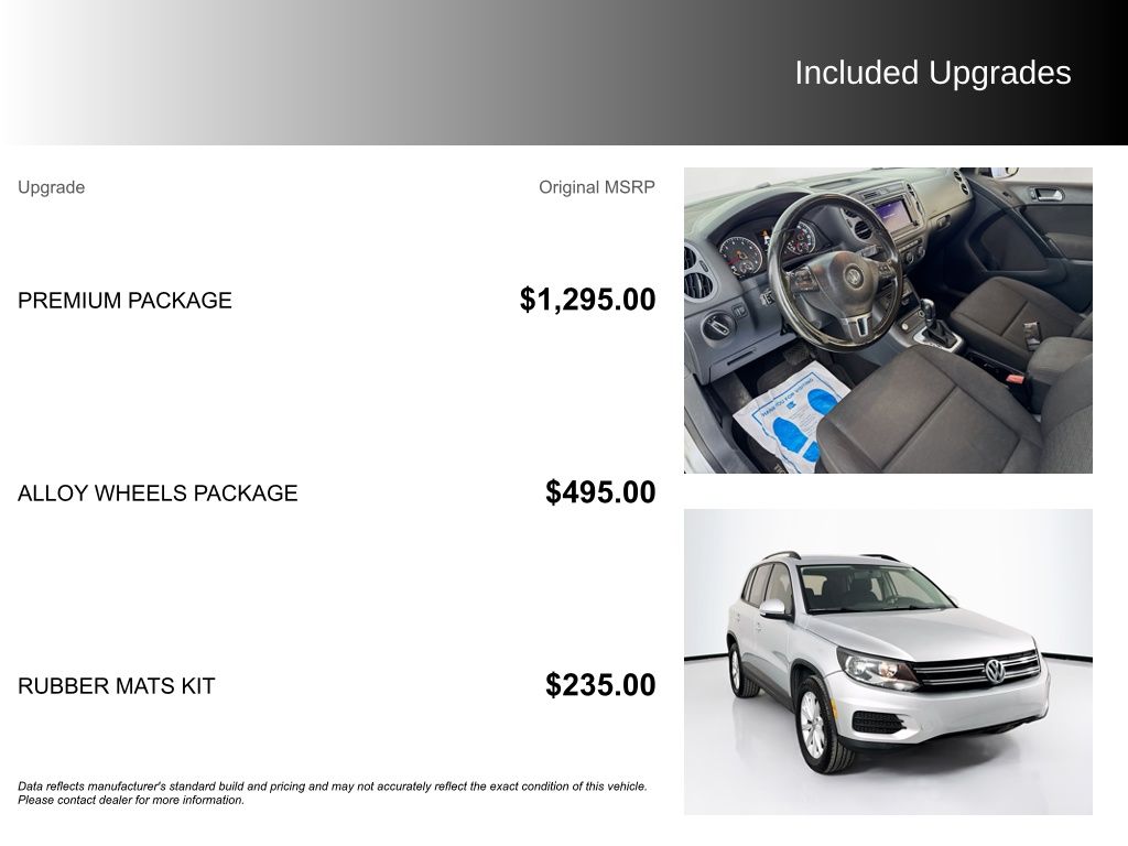 Used Car 2018 Volkswagen Tiguan Limited  2.0t For Sale Under $15,000 In Austin, Texas