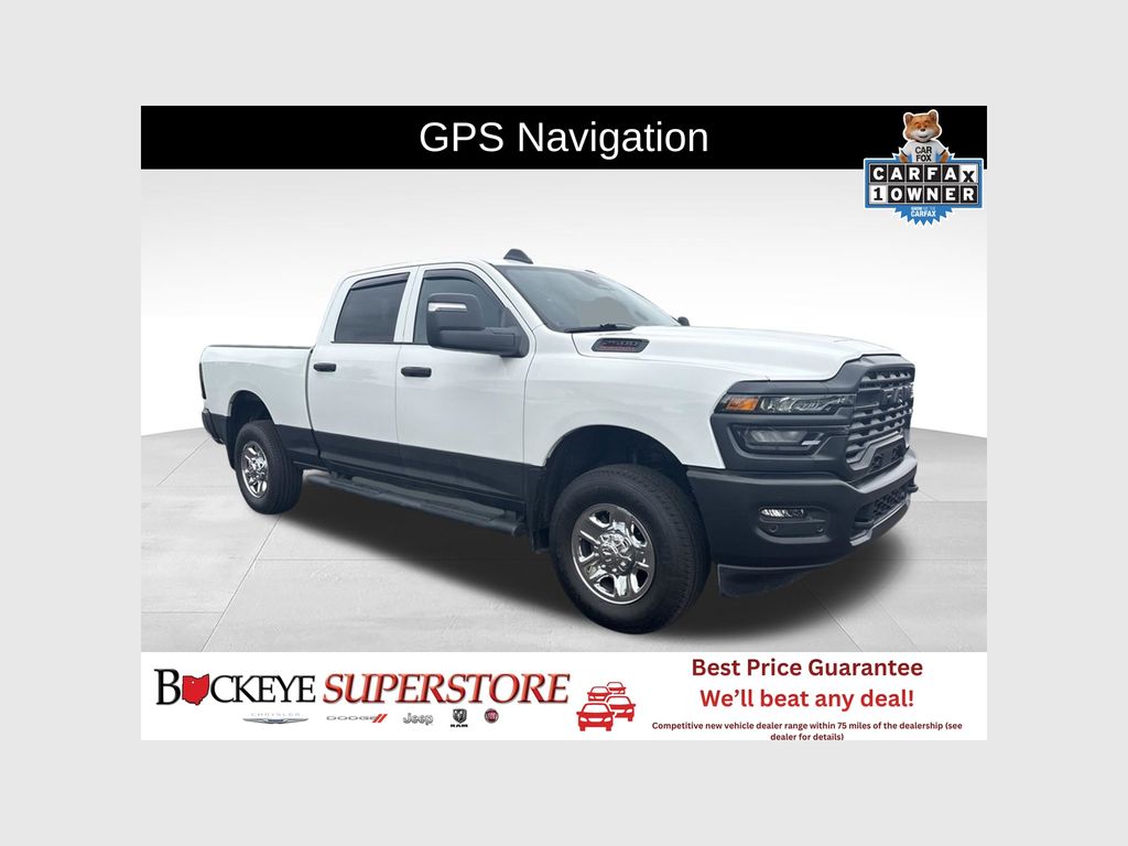 Bright White Clearcoat 2025 RAM 2500 Pickup Truck Four-Wheel Drive 8-Speed Automatic