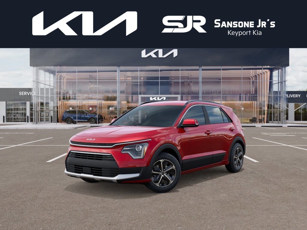 Runway Red 2025 Kia Niro EX FWD SUV / Crossover Front-Wheel Drive 6-Speed Dual Clutch