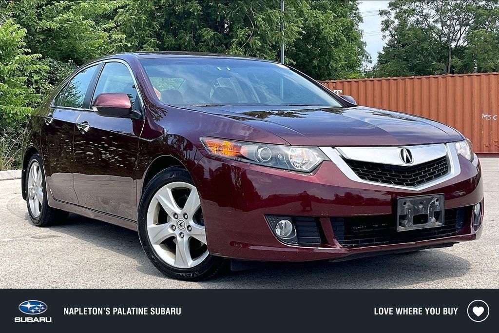 Basque Red Pearl 2010 Acura TSX Sedan Front-Wheel Drive 5-Speed Automatic