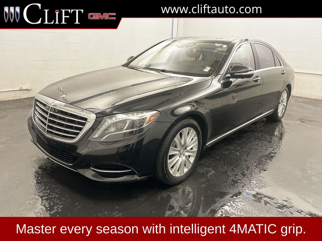 Black 2015 Mercedes-Benz S-Class Sedan All-Wheel Drive 7-Speed Automatic