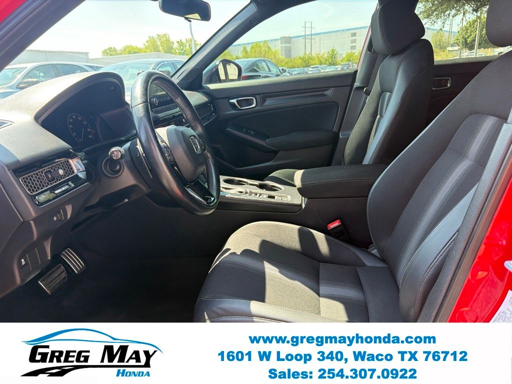 2025 Honda Civic Sport Red at Greg May Honda