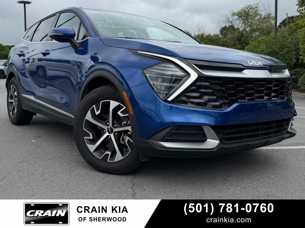 Sapphire Blue 2025 Kia Sportage SUV / Crossover Front-Wheel Drive 8-Speed Automatic