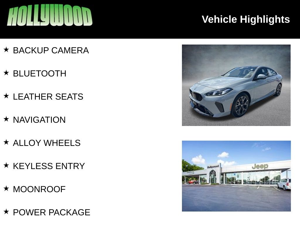 Used 2025 Gray BMW 228 xDrive Gran Coupe image 2