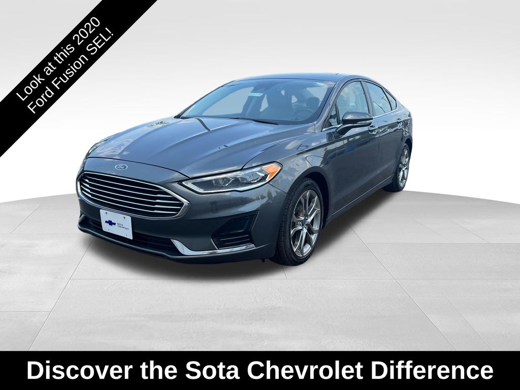 Gray (Magnetic) 2020 Ford Fusion Sedan Front-Wheel Drive 6-Speed Automatic