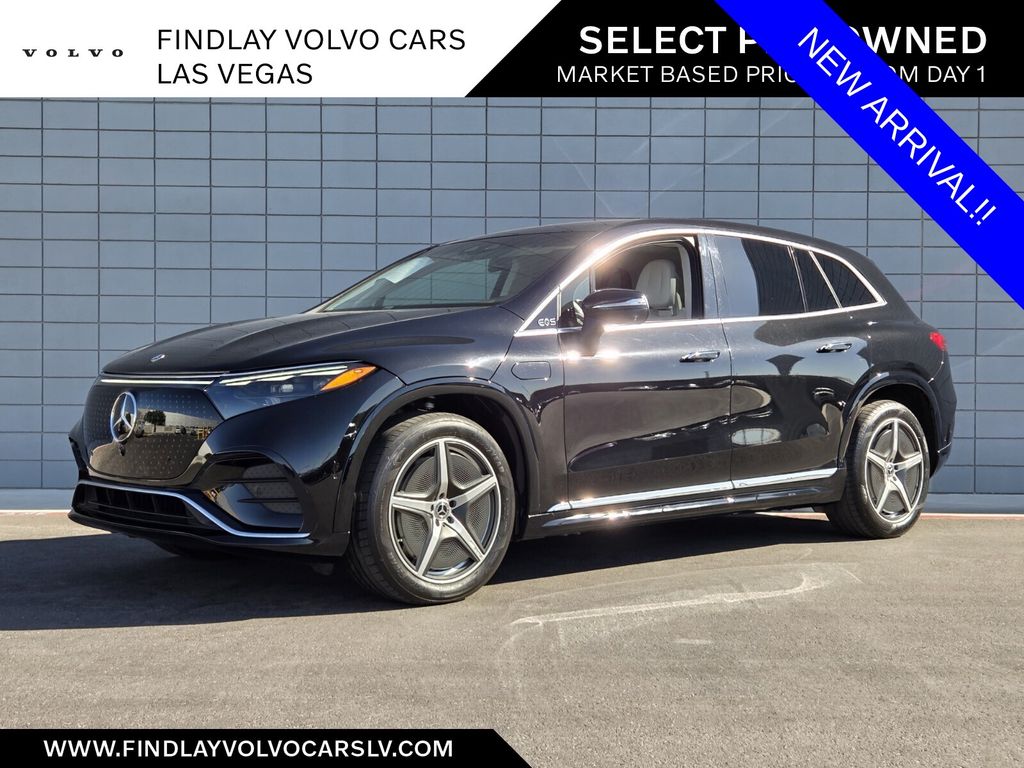 Obsidian Black Metallic 2023 Mercedes-Benz EQS Sedan All-Wheel Drive 1-Speed Automatic