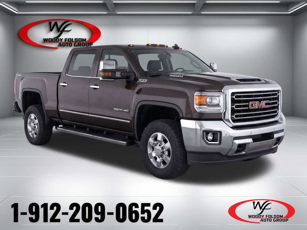 Mahogany 2018 GMC Sierra 2500HD Pickup Truck Four-Wheel Drive 6-Speed Automatic