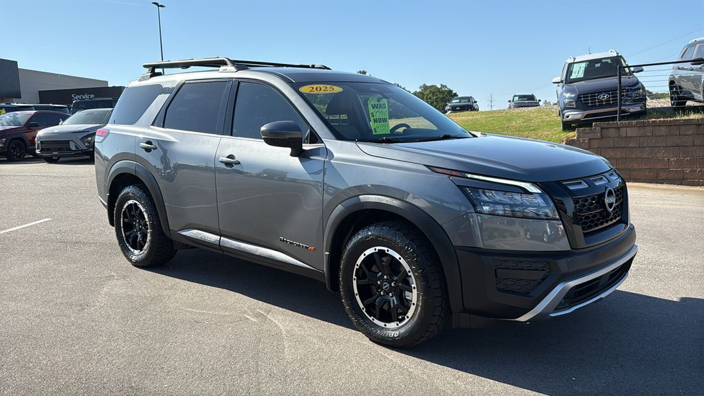 Gray (Gun Metallic) 2025 Nissan Pathfinder Rock Creek 4WD SUV / Crossover All-Wheel Drive 9-Speed Automatic