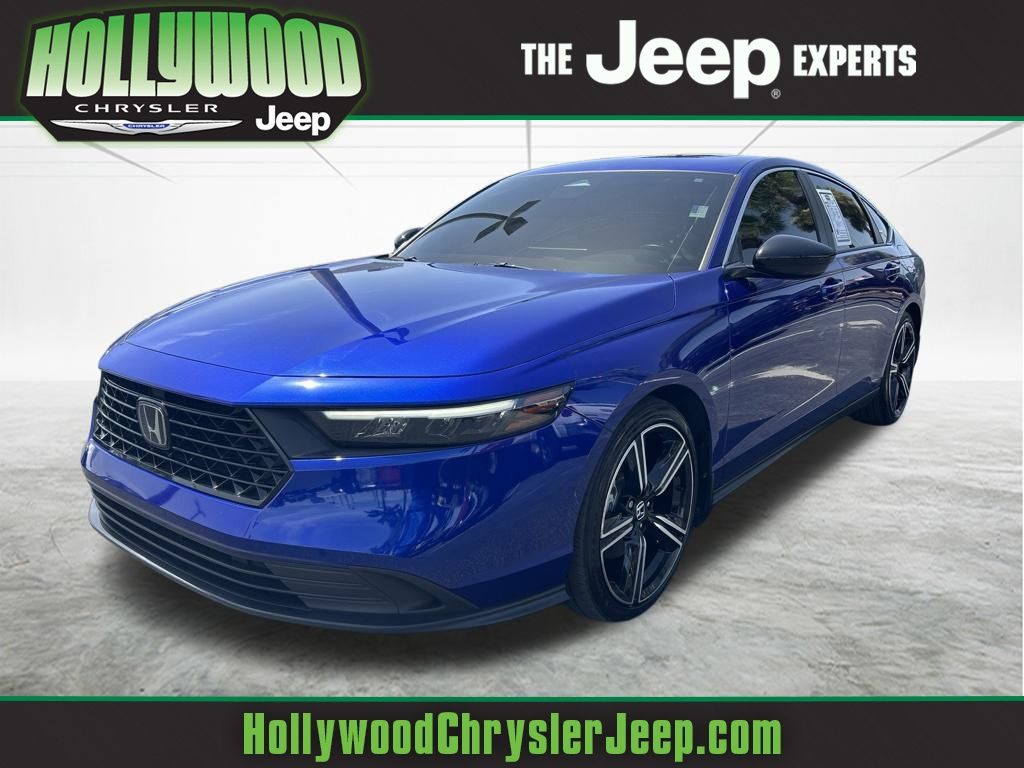Still Night Pearl 2024 Honda Accord Hybrid Sedan Front-Wheel Drive Continuously Variable Transmission