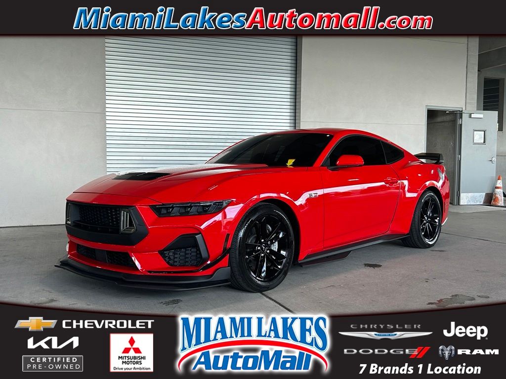 Race Red 2025 Ford Mustang Coupe Rear-Wheel Drive Automatic