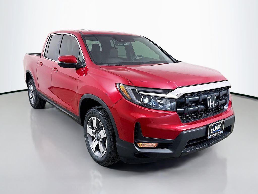 Radiant Red Metallic II 2026 Honda Ridgeline Pickup Truck All-Wheel Drive 9-Speed Automatic
