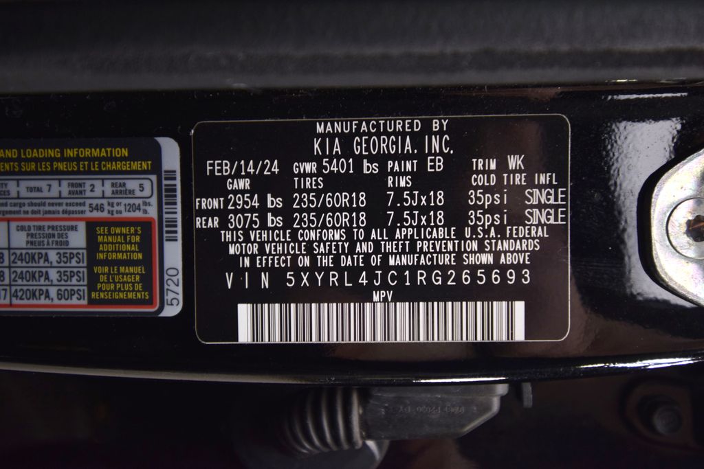 used 2024 Kia Sorento car, priced at $25,500