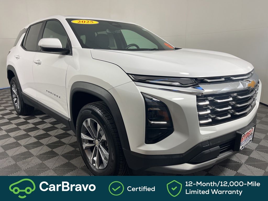 Summit White 2025 Chevrolet Equinox LT AWD SUV / Crossover Four-Wheel Drive 8-Speed Automatic