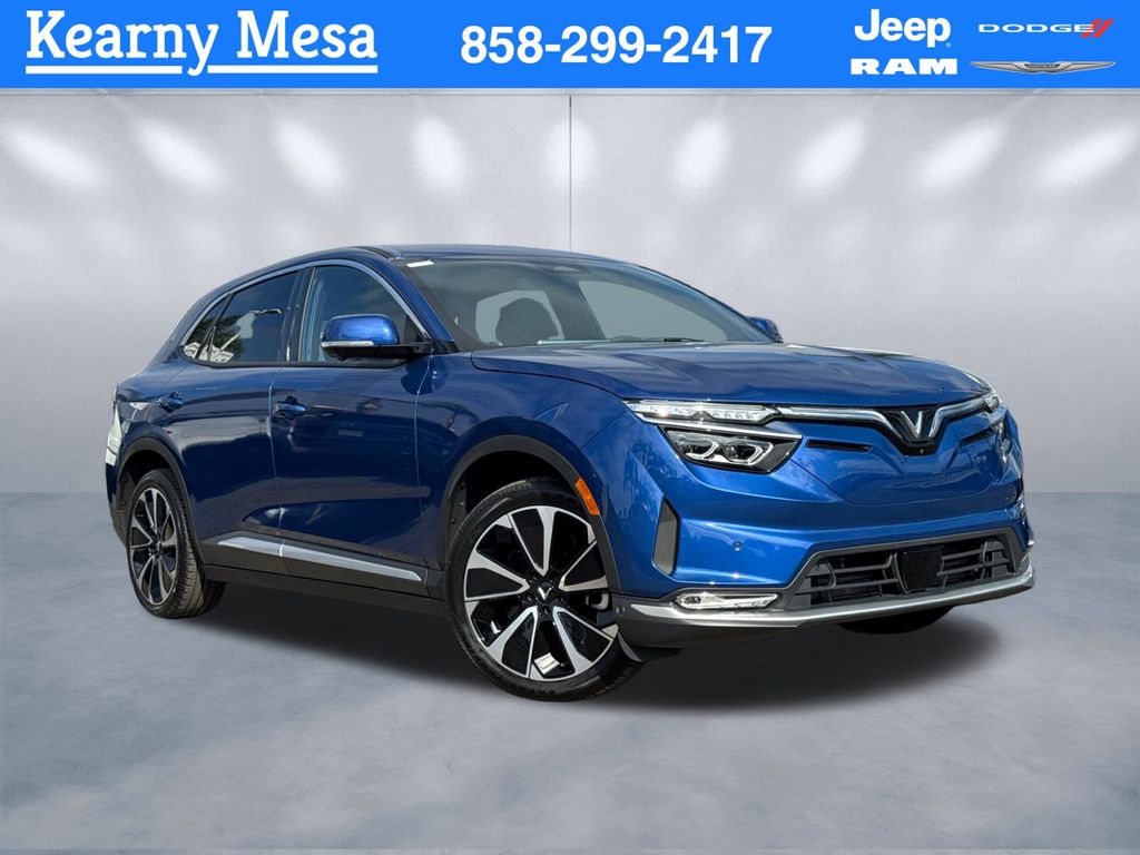 Blue 2025 VinFast VF8 SUV / Crossover All-Wheel Drive 1-Speed Automatic