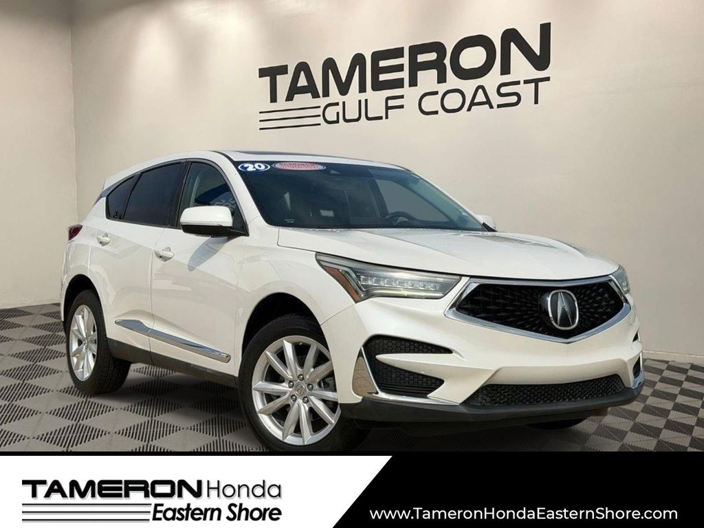 Platinum White Pearl 2020 Acura RDX SUV / Crossover Front-Wheel Drive Automatic