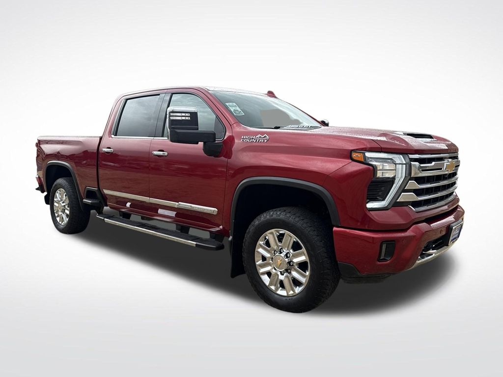 Radiant Red Tintcoat 2024 Chevrolet Silverado 2500HD High Country Crew Cab 4WD Pickup Truck Four-Wheel Drive Automatic