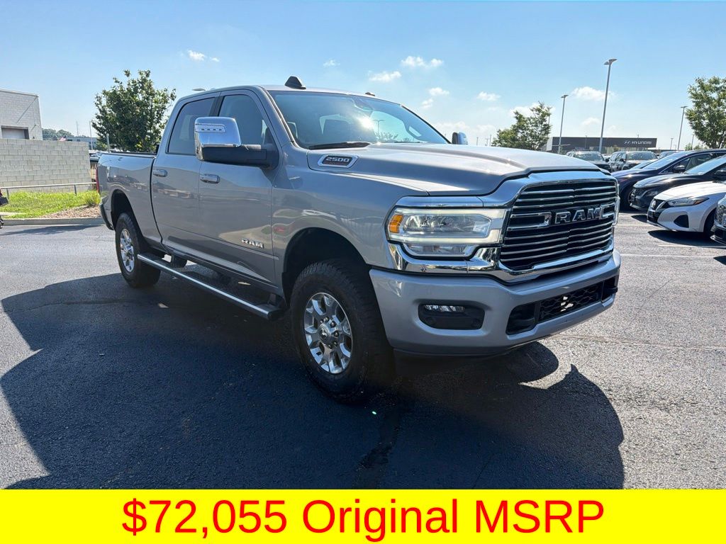 Billet Silver Metallic Clearcoat 2023 RAM 2500 Pickup Truck Four-Wheel Drive 8-Speed Automatic
