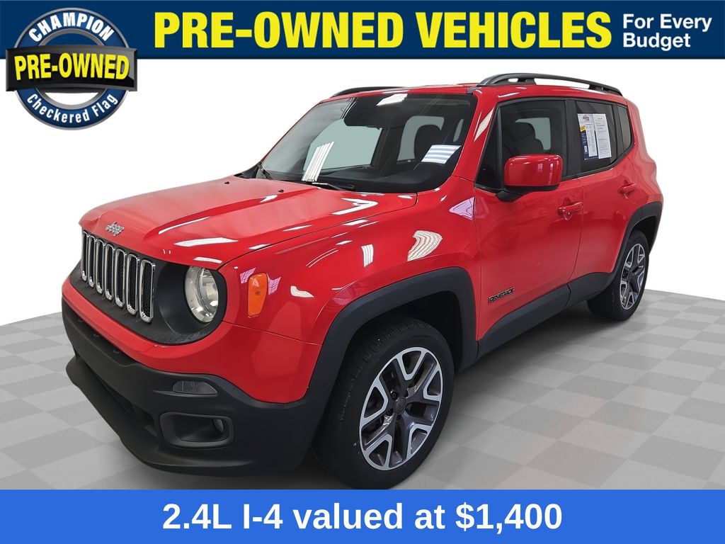 Colorado Red 2015 Jeep Renegade SUV / Crossover Four-Wheel Drive 9-Speed Automatic