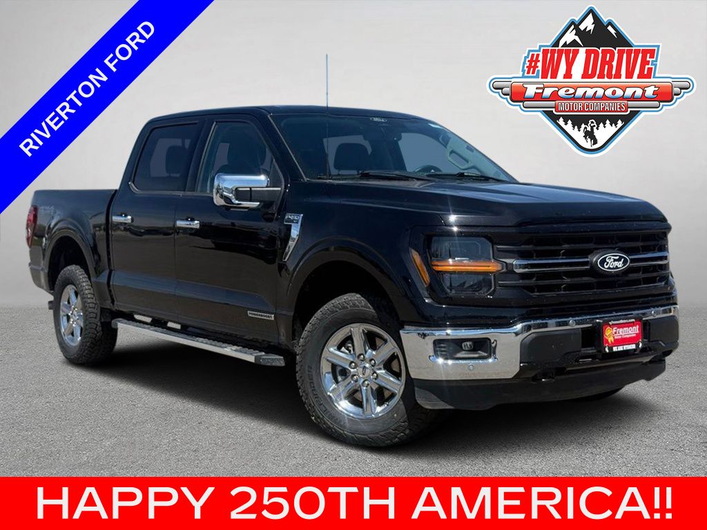 Agate Black Metallic 2024 Ford F-150 Pickup Truck Four-Wheel Drive Automatic
