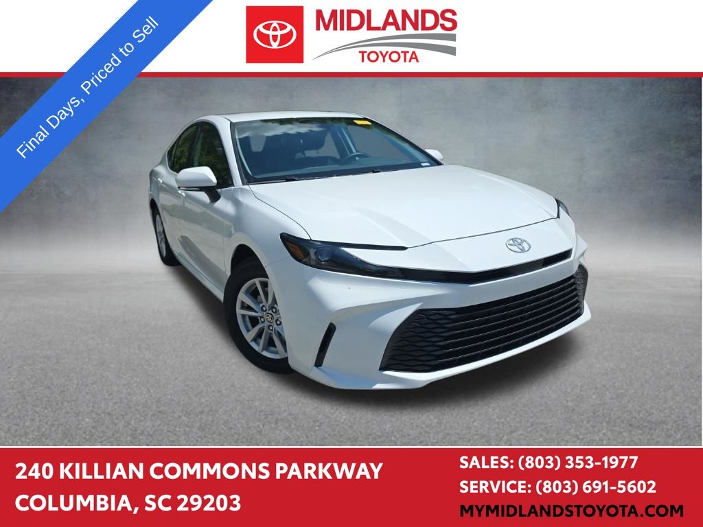 Ice 2026 Toyota Camry LE FWD Sedan Front-Wheel Drive Continuously Variable Transmission
