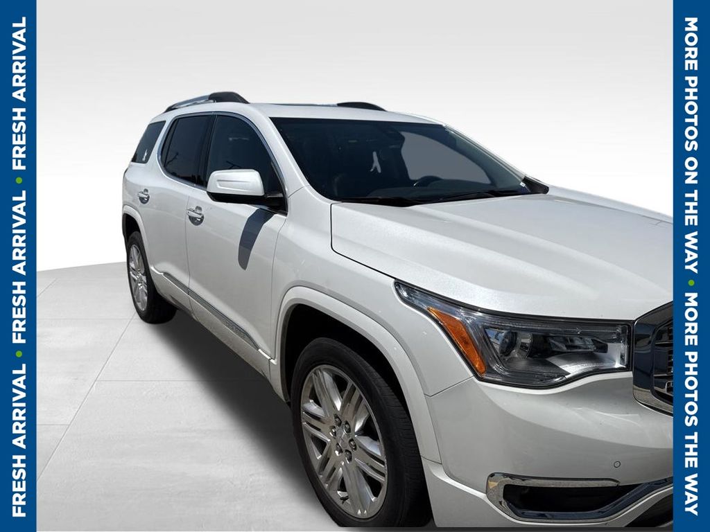 White Frost Tricoat 2018 GMC Acadia SUV / Crossover Four-Wheel Drive 6-Speed Automatic