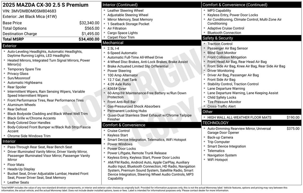 2025 Mazda CX-30 Premium's photo
