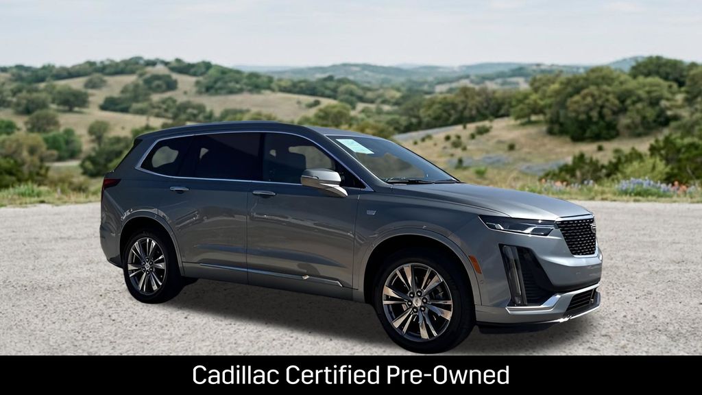 Silver Metallic 2023 Cadillac XT6 Premium Luxury AWD SUV / Crossover Four-Wheel Drive 9-Speed Automatic